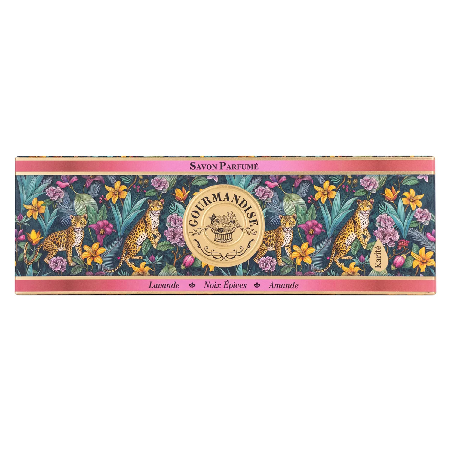 Set of natural perfumed soap Набор натурального парфюмированного мыла лаванда орех и специи миндаль