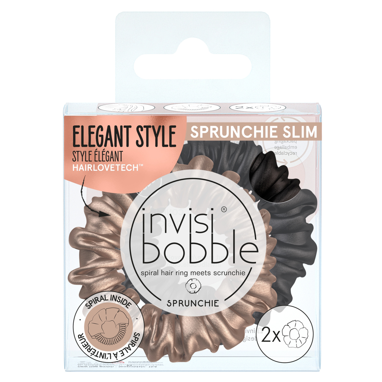 Sprunchie Slim True Golden Резинка-браслет для волос