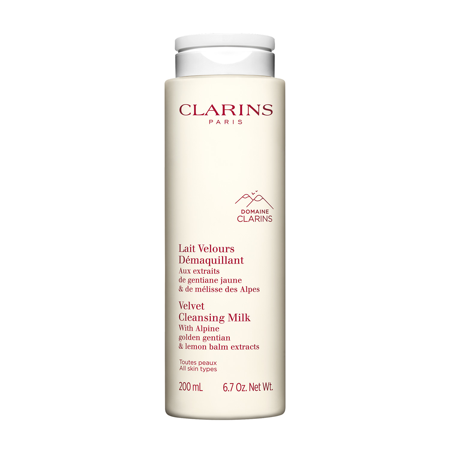 Lait Velours Demaquillant Очищающее молочко для любого типа кожи