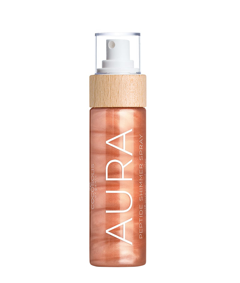 AURA PEPTIDE SHIMMER Мерцающий спрей с пептидами для лица, тела и волос