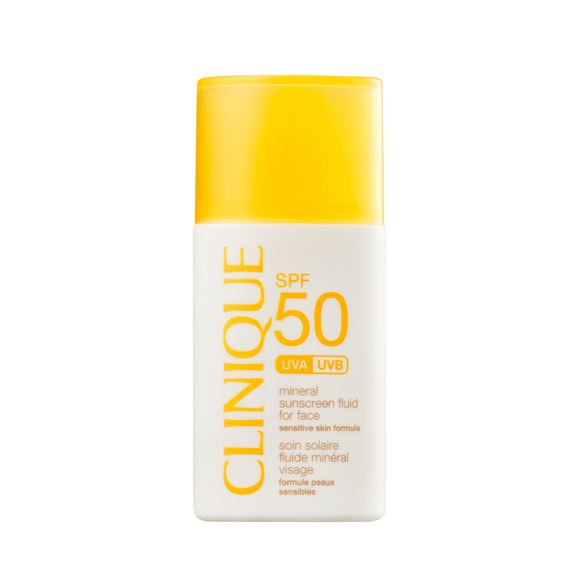 Sun Солнцезащитный минеральный флюид для лица с SPF50
