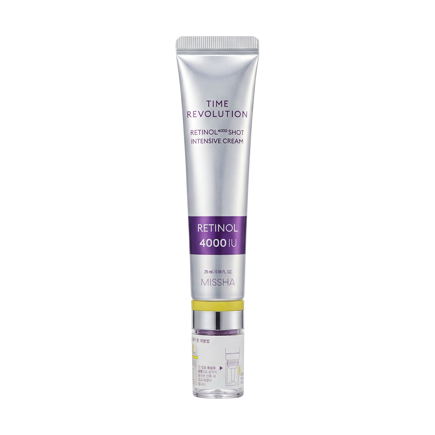 Time Revolution Retinol 4000 Shot Крем для лица антивозрастной с ретинолом, интенсивный, от глубоких морщин и заломов