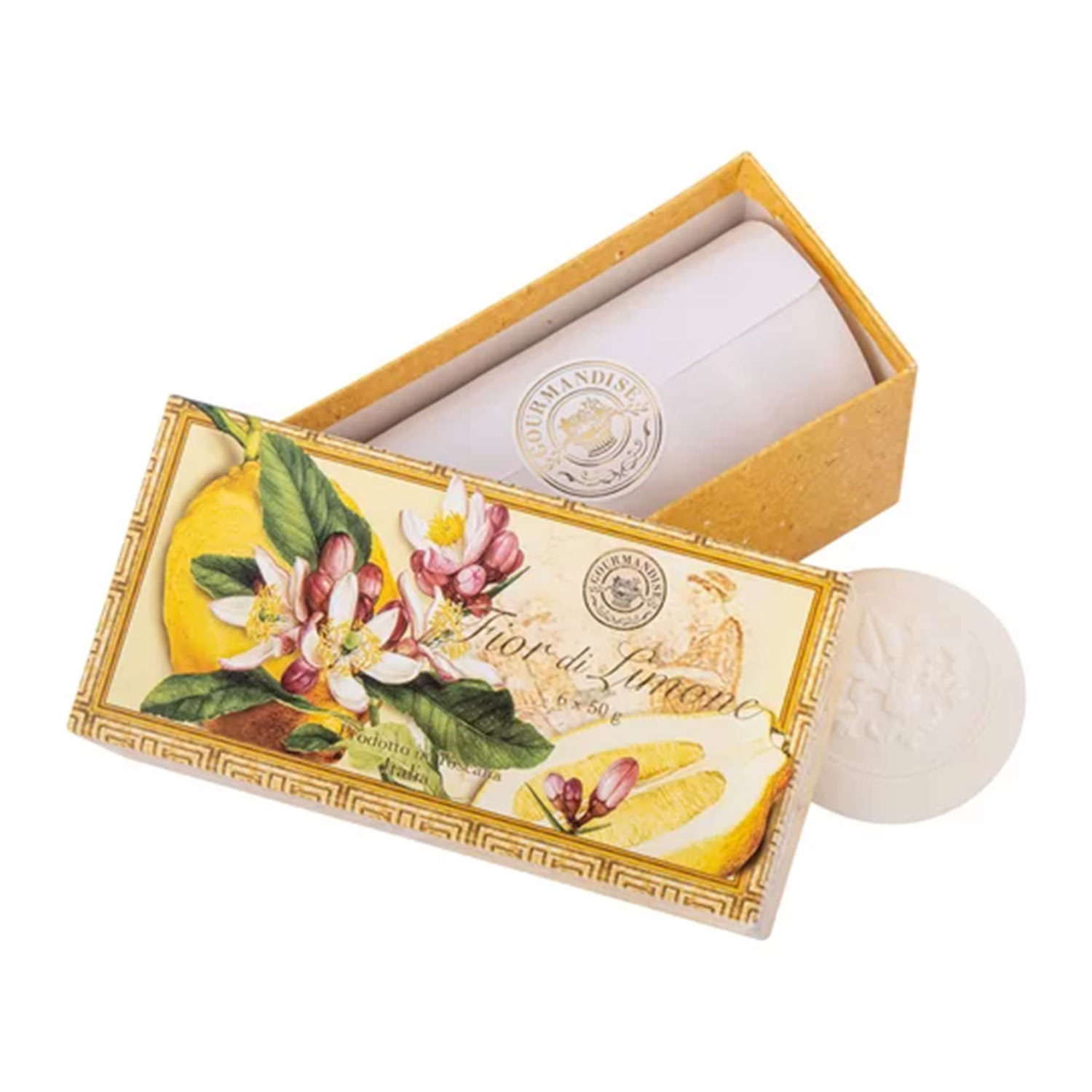 Set of natural perfumed soap Набор натурального парфюмированного мыла лимон