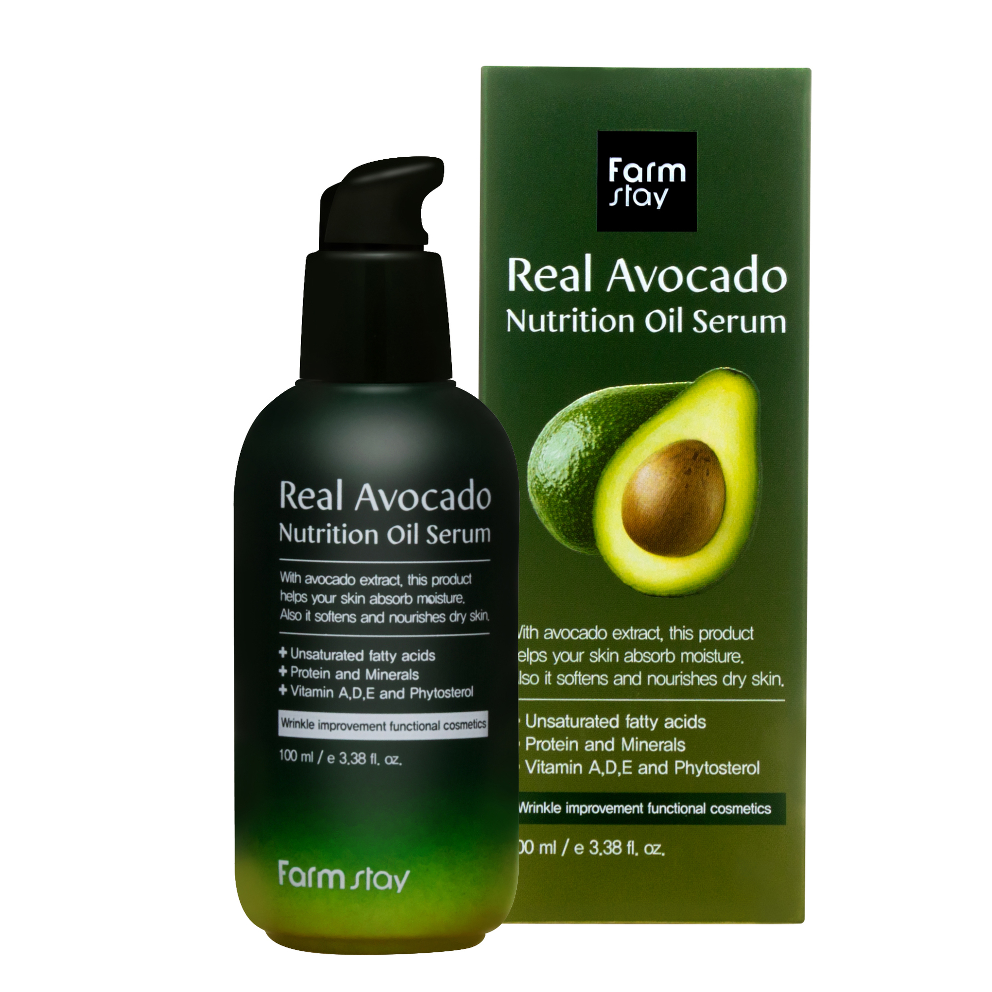 Real Avocado Nutrition Oil Serum Масло для лица с авокадо