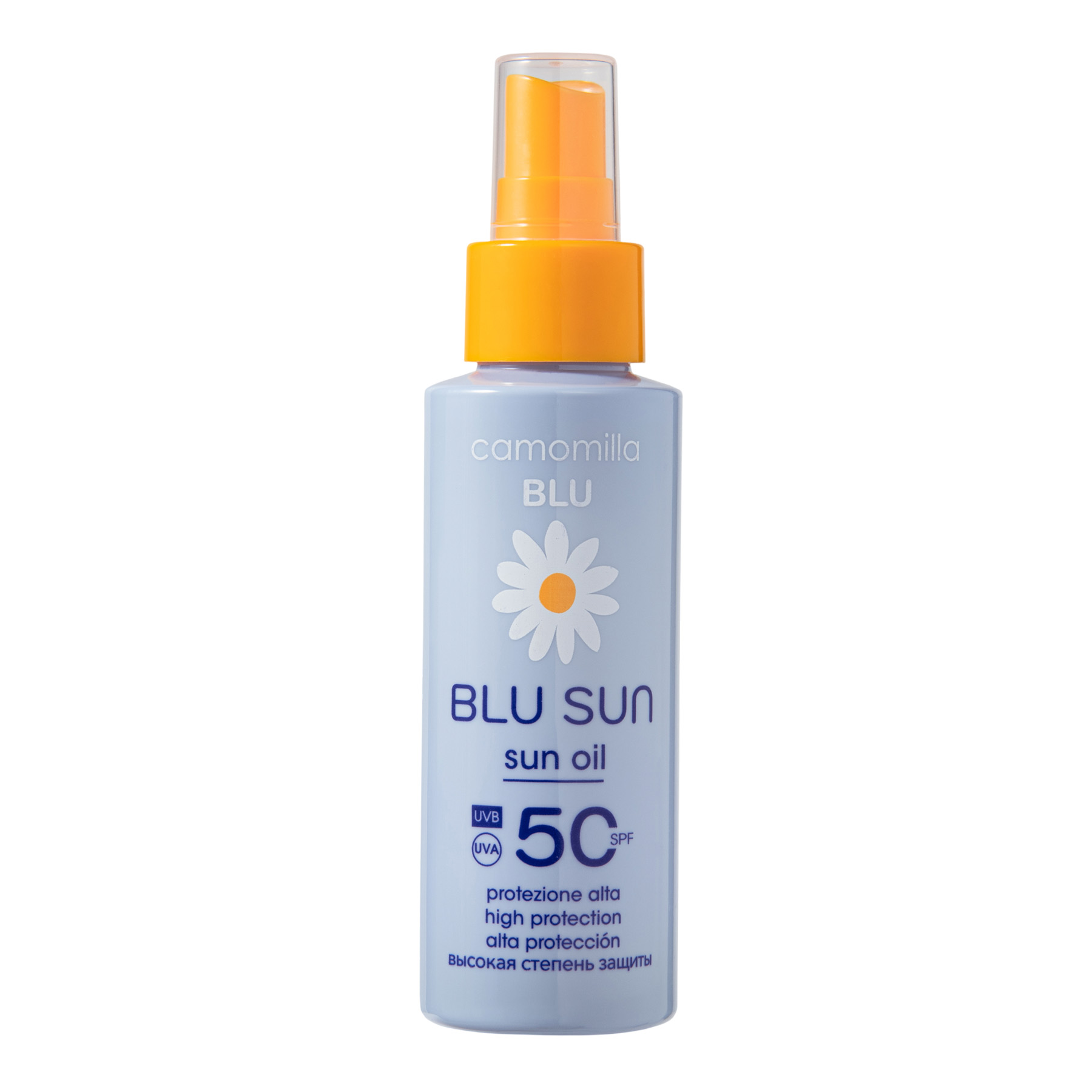 Blu sun oil high protection Масло для загара высокая степень защиты spf 50