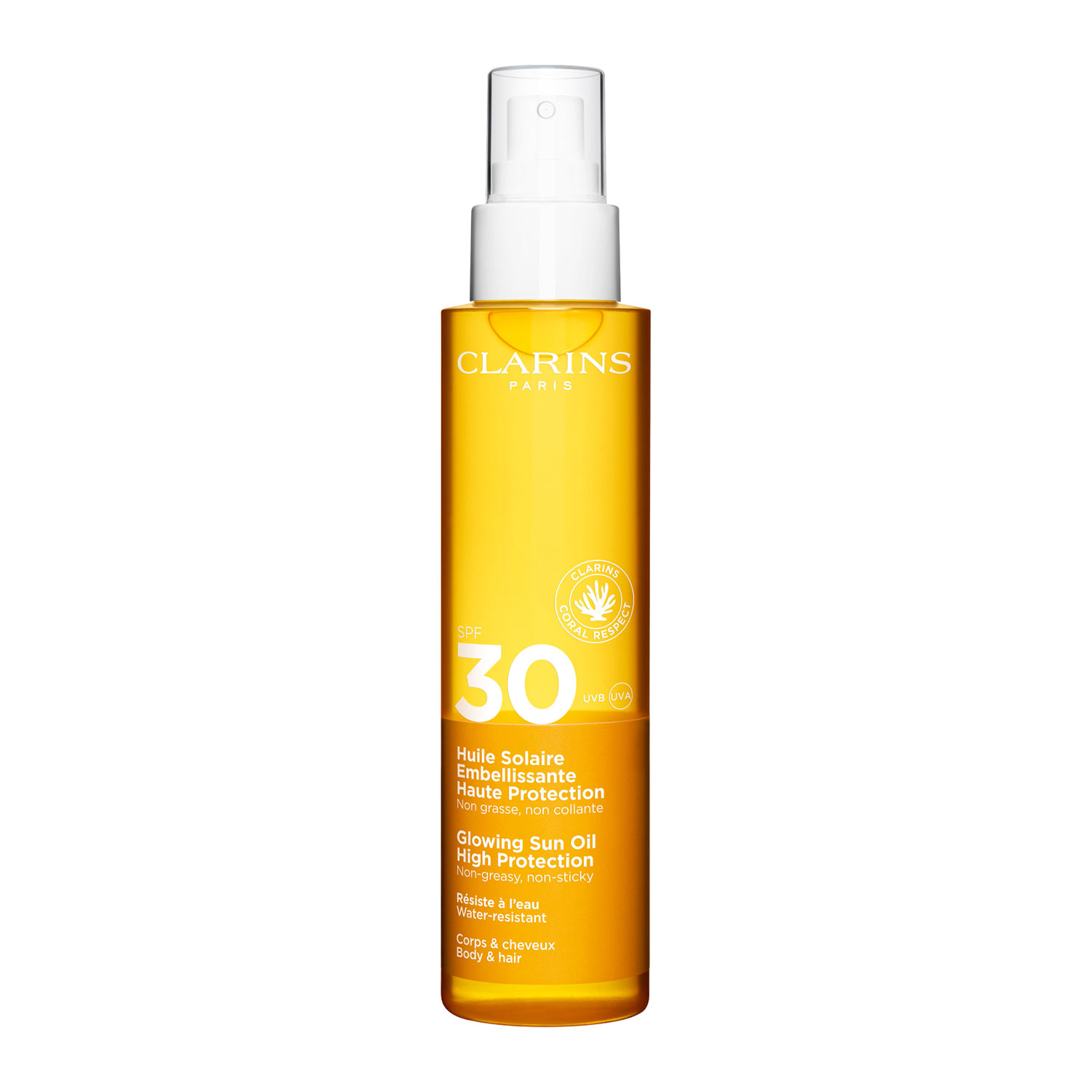 Huile Solaire Embellisante Солнцезащитное масло для тела и волос SPF 30