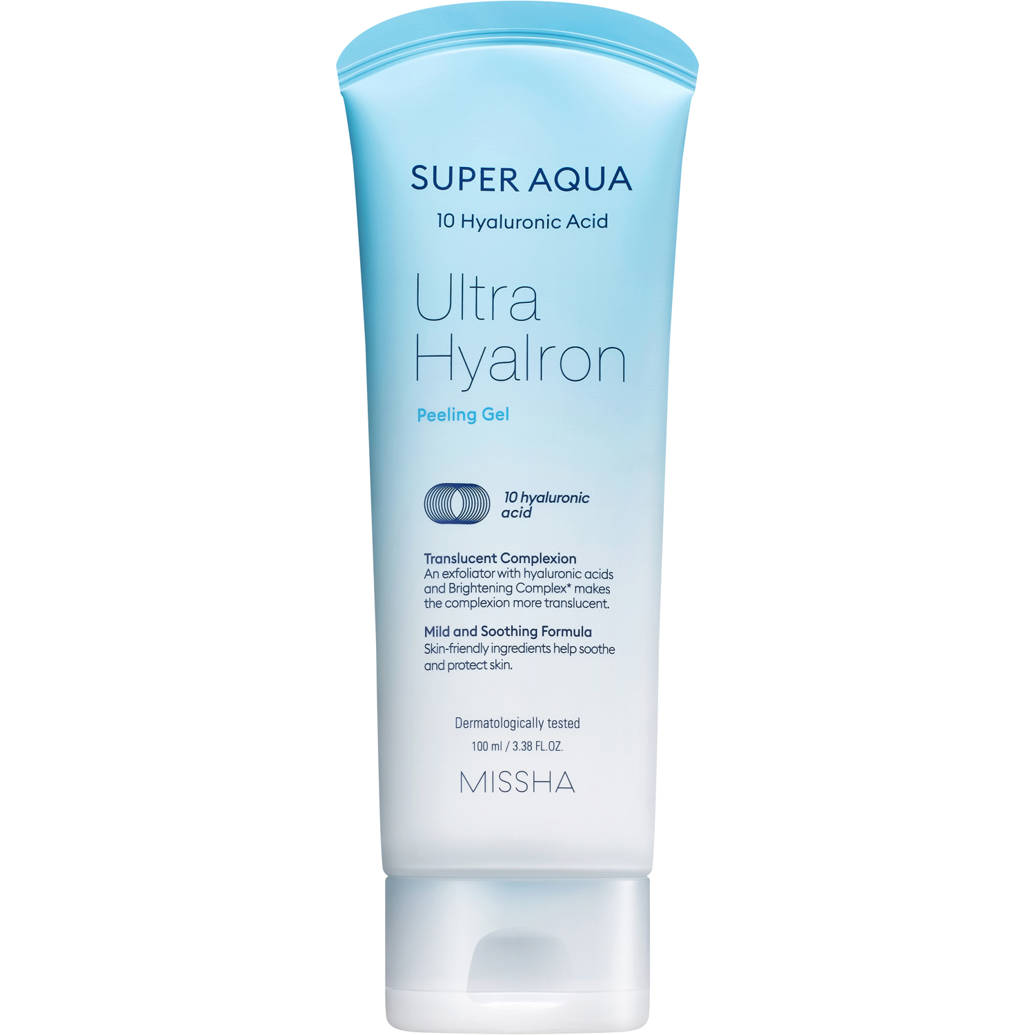 Super Aqua Ultra Hyalron Гель-скатка пилинг с кислотами