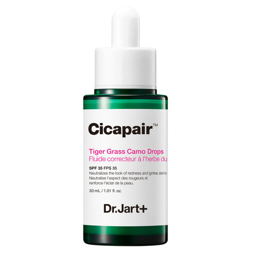 Cicapair Tiger Grass Camo Drops Восстанавливающая корректирующая цвет лица сыворотка SPF35