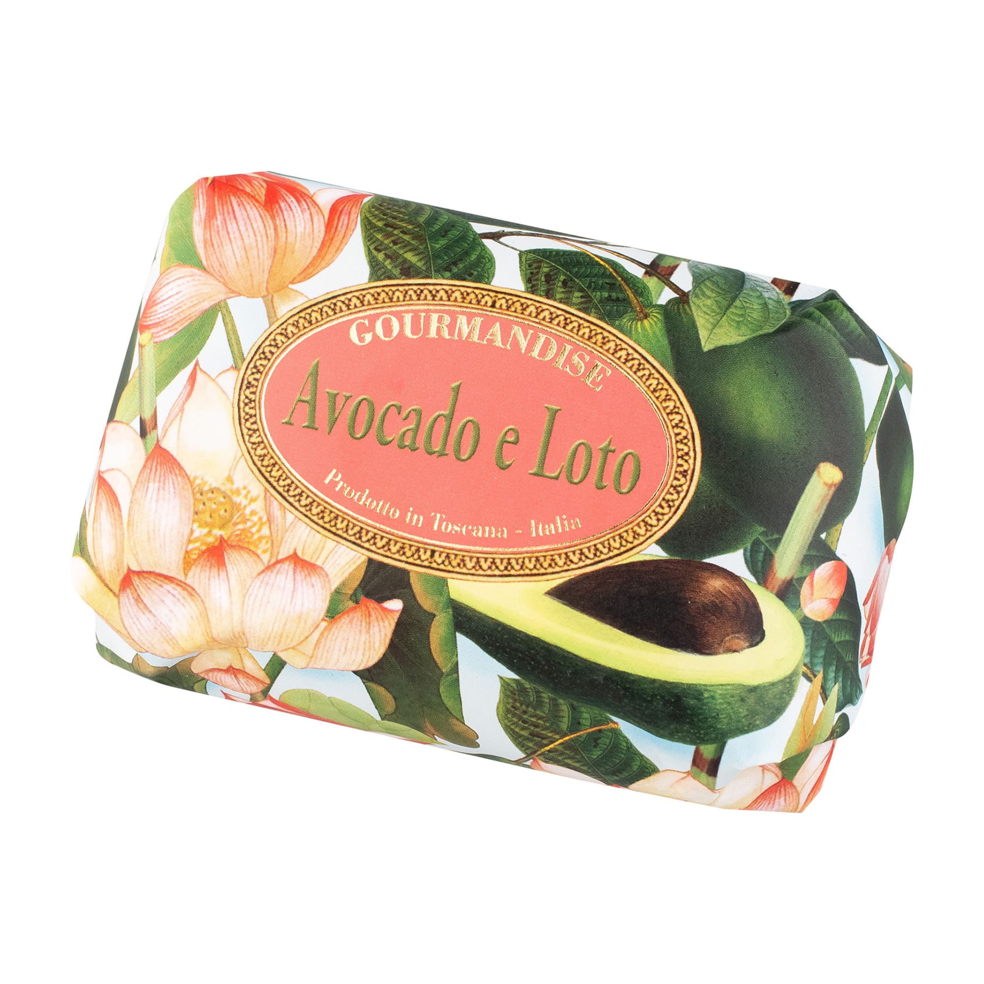 Натуральное парфюмированное мыло авокадо и лотос