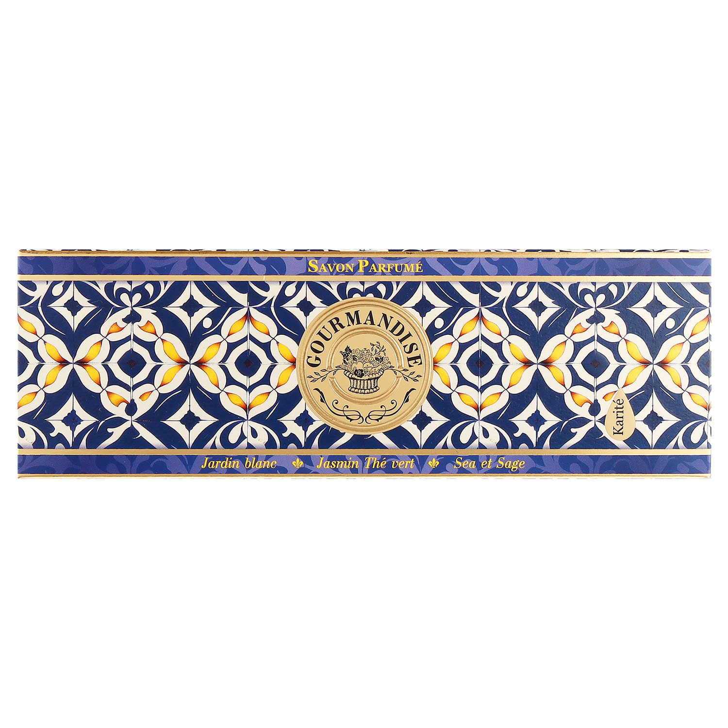 Set of natural perfumed soap Набор натурального парфюмированного мыла белый сад, жасмин, зеленый чай, шалфей, морская соль
