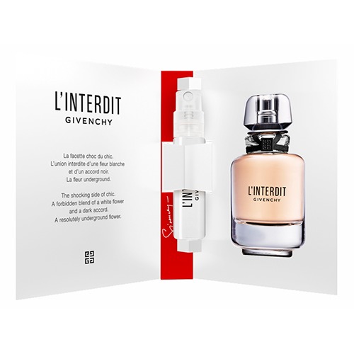 GIVENCHY Сашет Парфюмерная вода L`INTERDIT 1 мл