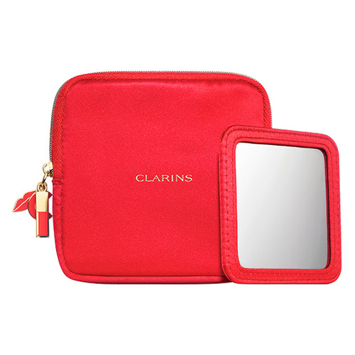 CLARINS BEAUTY HOTLINE EMPTY PURSE Косметичка с зеркалом