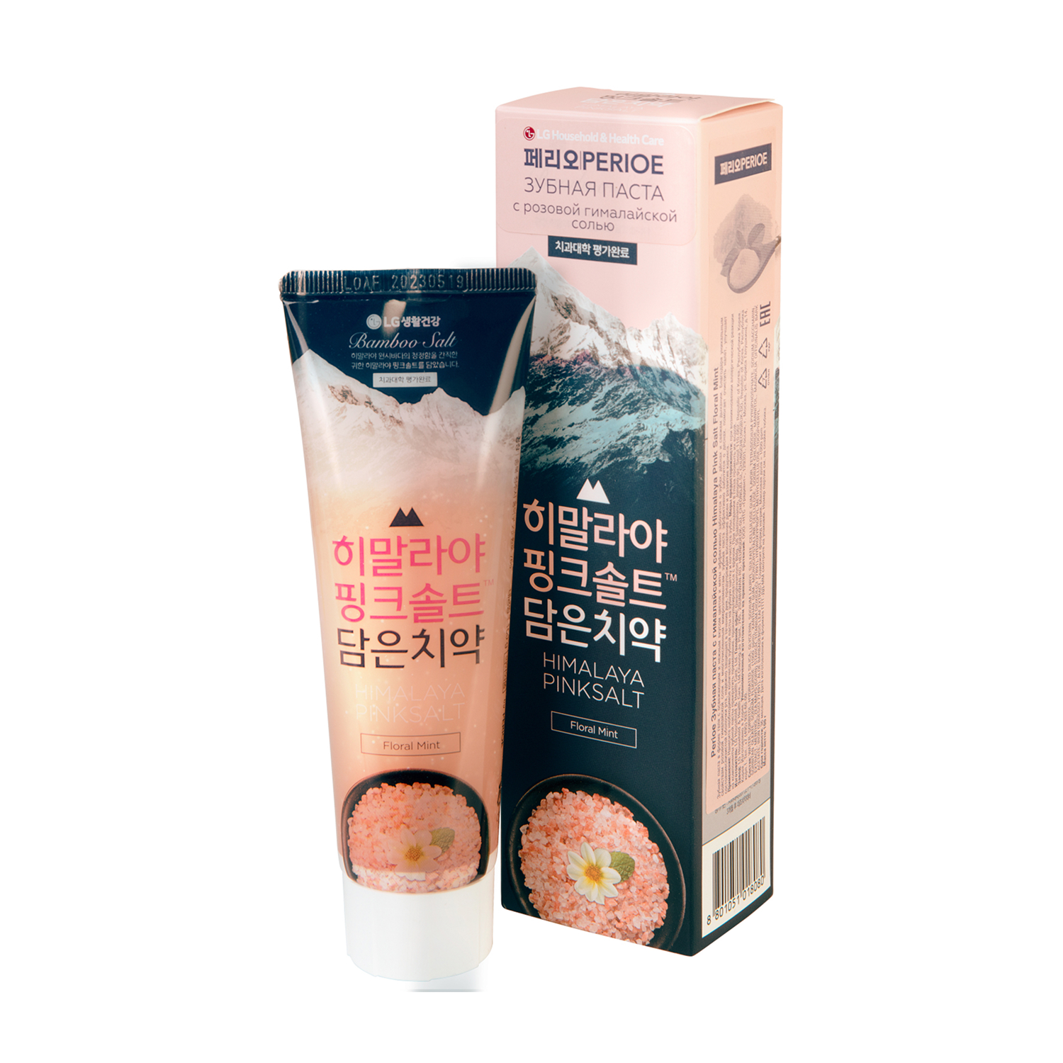 Himalaya Pink Salt Floral Mint Зубная паста с розовой гималайской солью