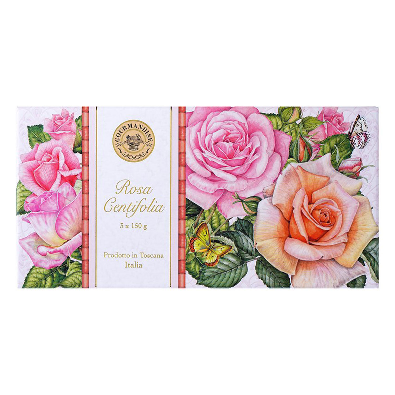 Set of natural perfumed soap Набор натурального парфюмированного мыла роза