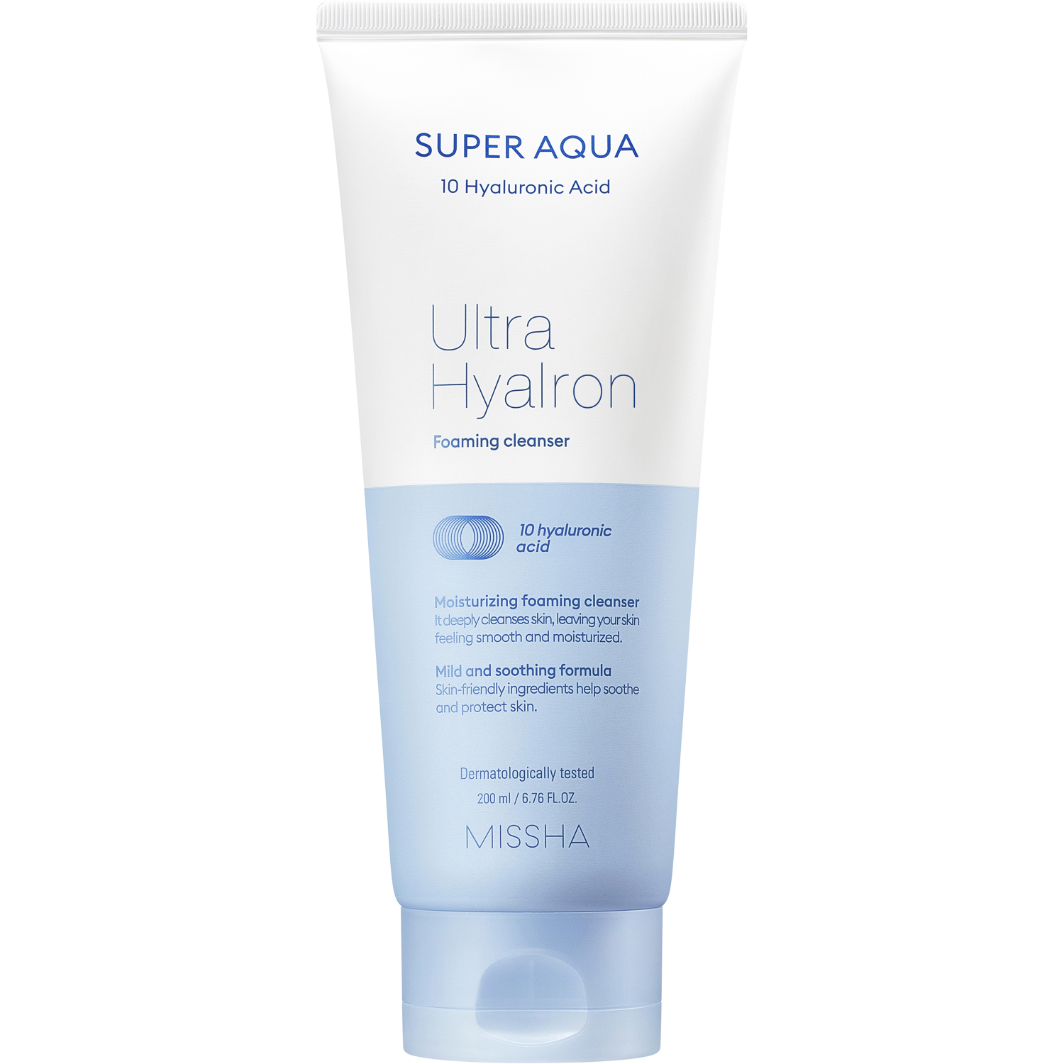 Super Aqua Ultra Hyalron Пенка для умывания и снятия макияжа