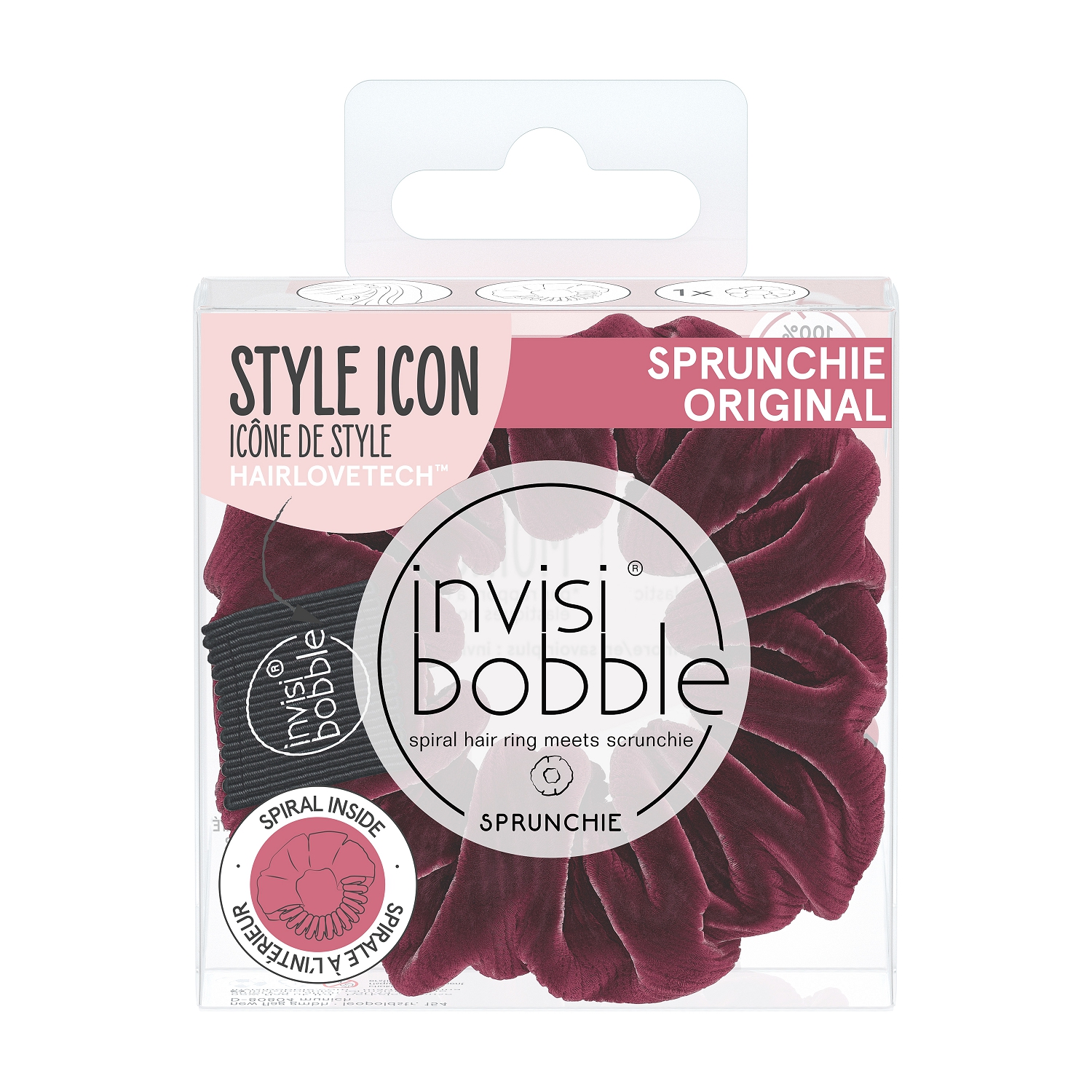 Sprunchie Red Wine is Fine Резинка-браслет для волос