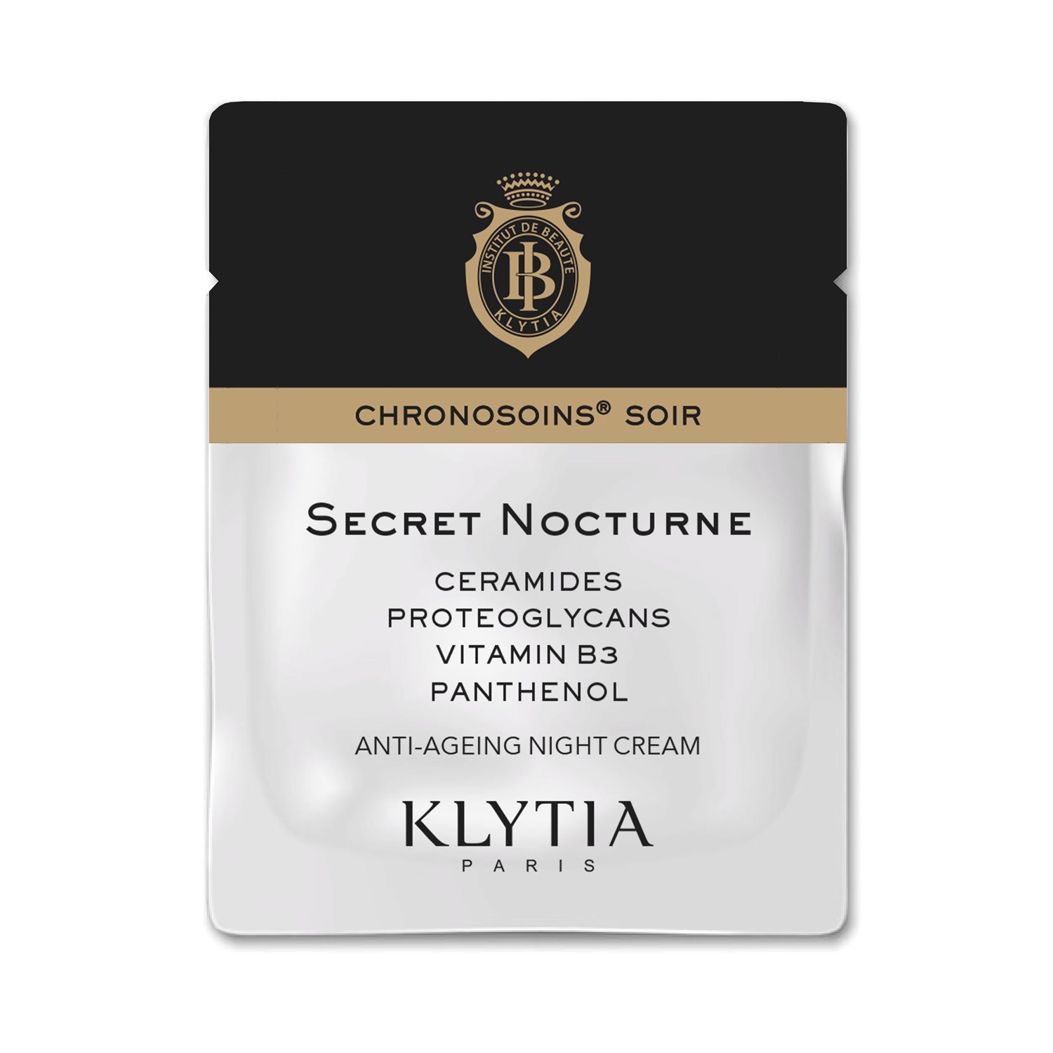 KLYTIA Крем ночной антивозрастной SKIN CARE SECRET NOCTURNE, 2 мл.