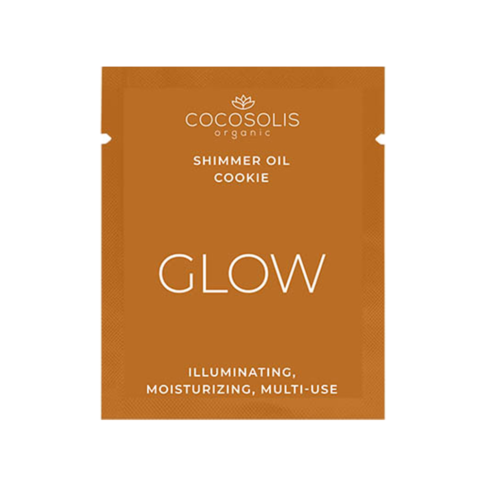 Масло шиммер для лица и тела COCOSOLIS GLOW SHIMMER OIL, 2 мл.