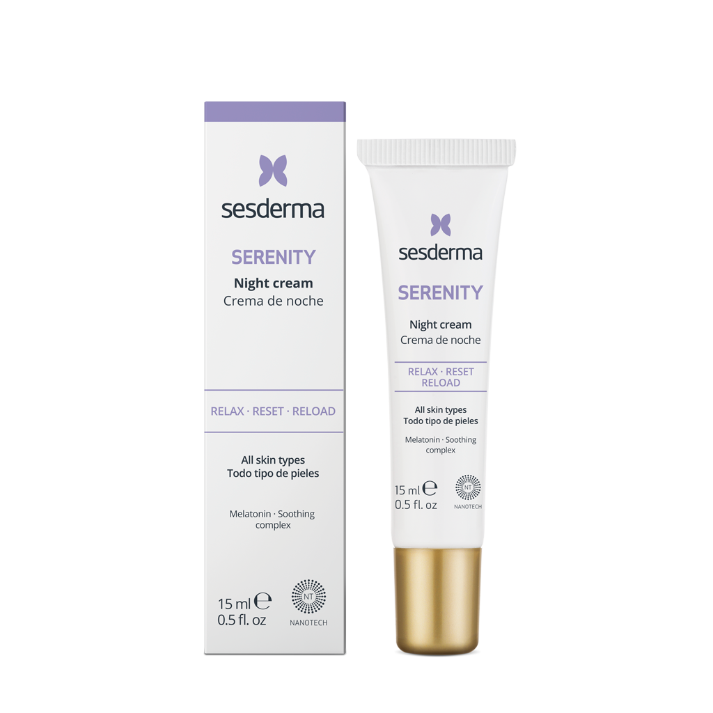 Миниатюра SESDERMA SERENITY Night cream - Крем ночной для лица, 15 мл