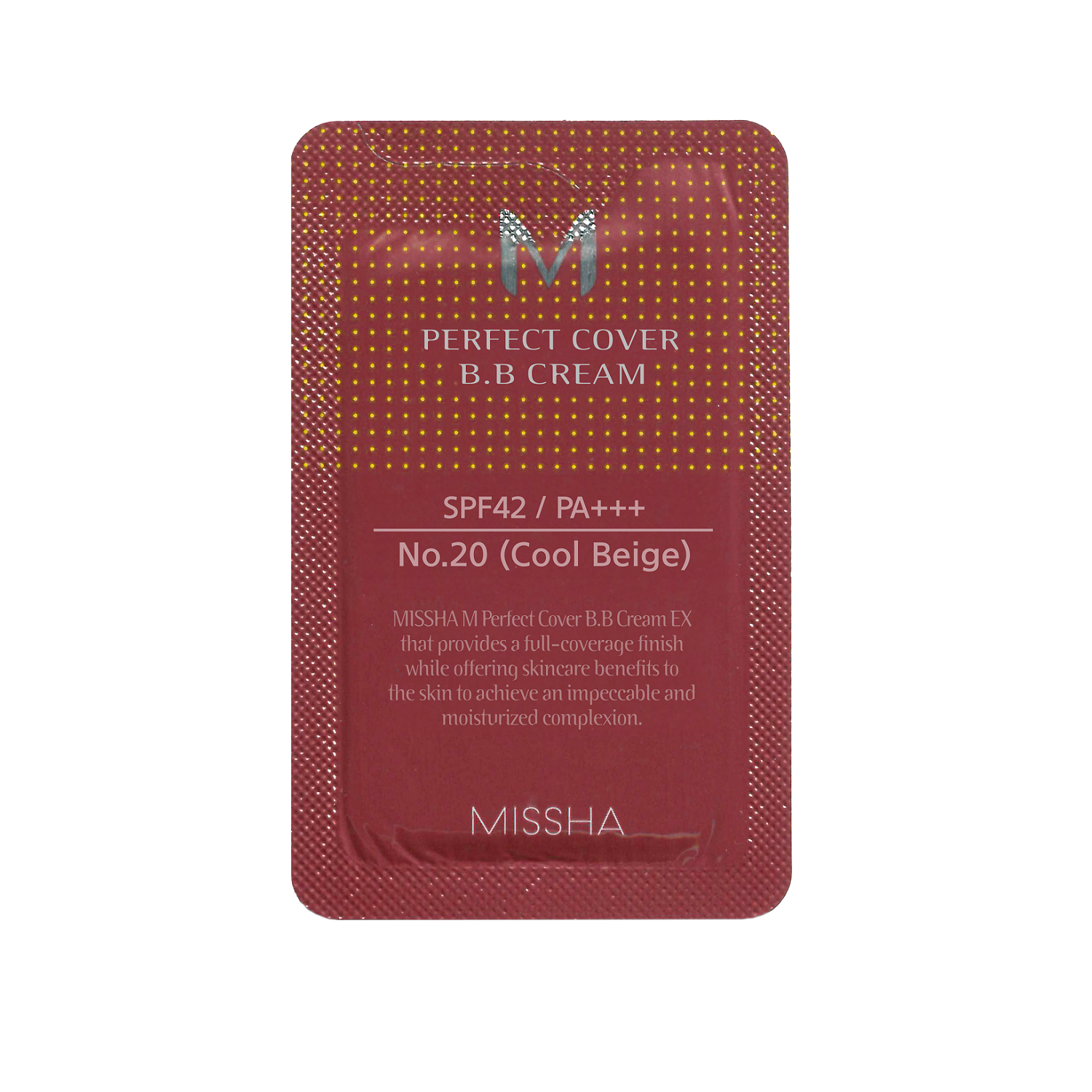 MISSHA Тональный BB крем ``Идеальное покрытие`` SPF42 PA+++ тон 24, 1 мл`