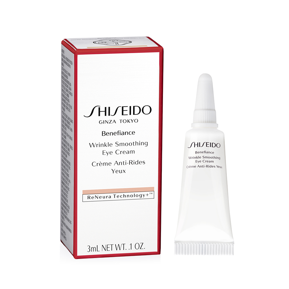 SHISEIDO BENEFIANCE Крем для кожи вокруг глаз разглаживающий морщины, 3 мл.