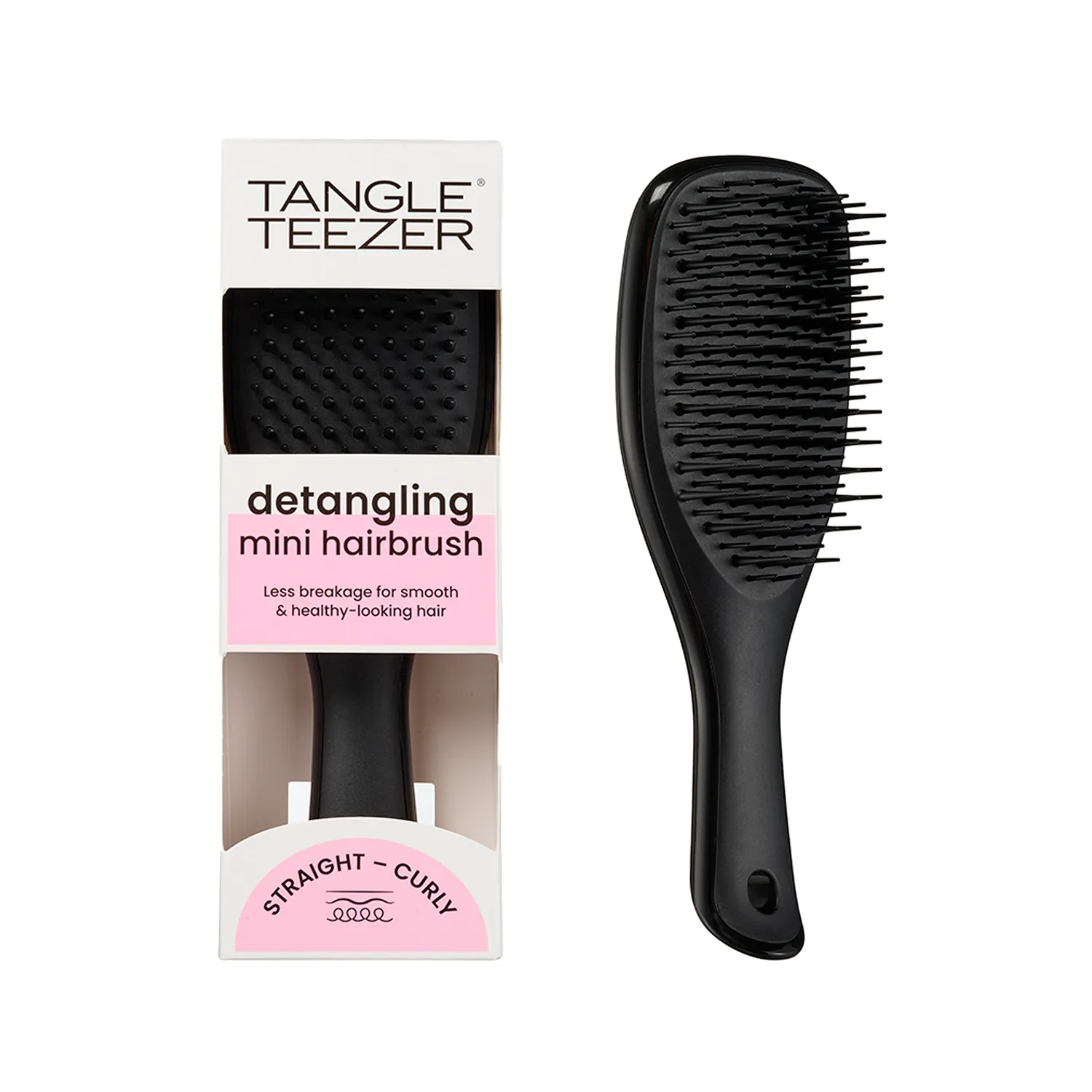 THE ULTIMATE DETANGLER MINI LIQUORICE BLACK Расческа в мини-формате