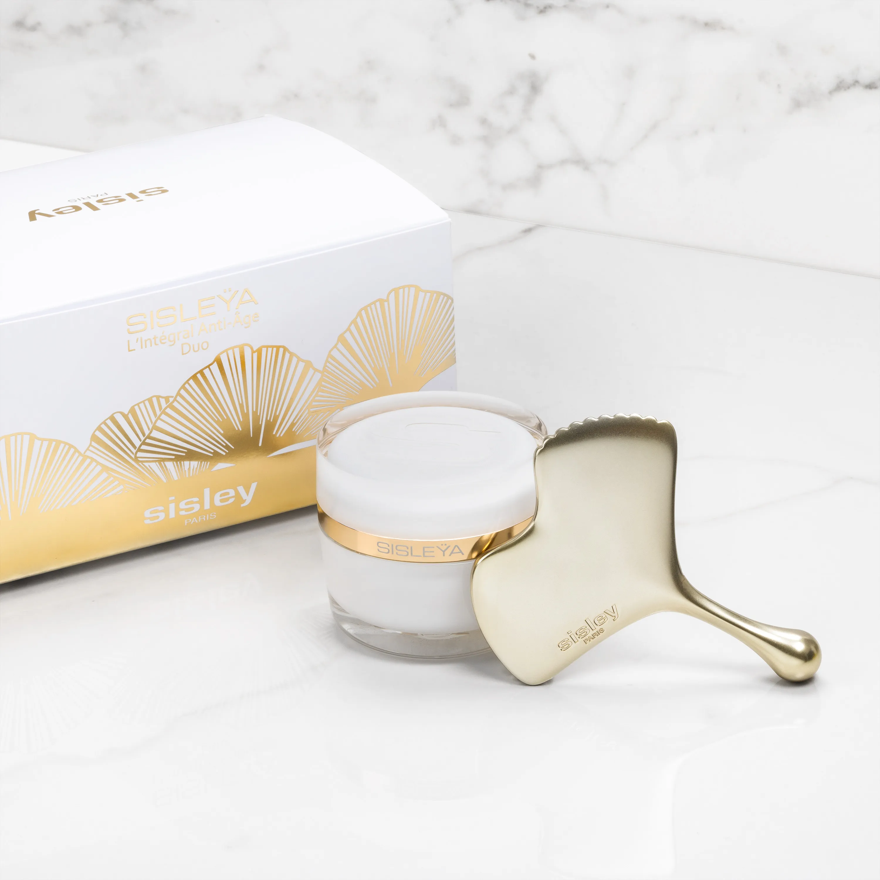 Sisleÿa L'Intégral Anti-Âge & Gingko Gua Sha Набор для антивозрастного ухода