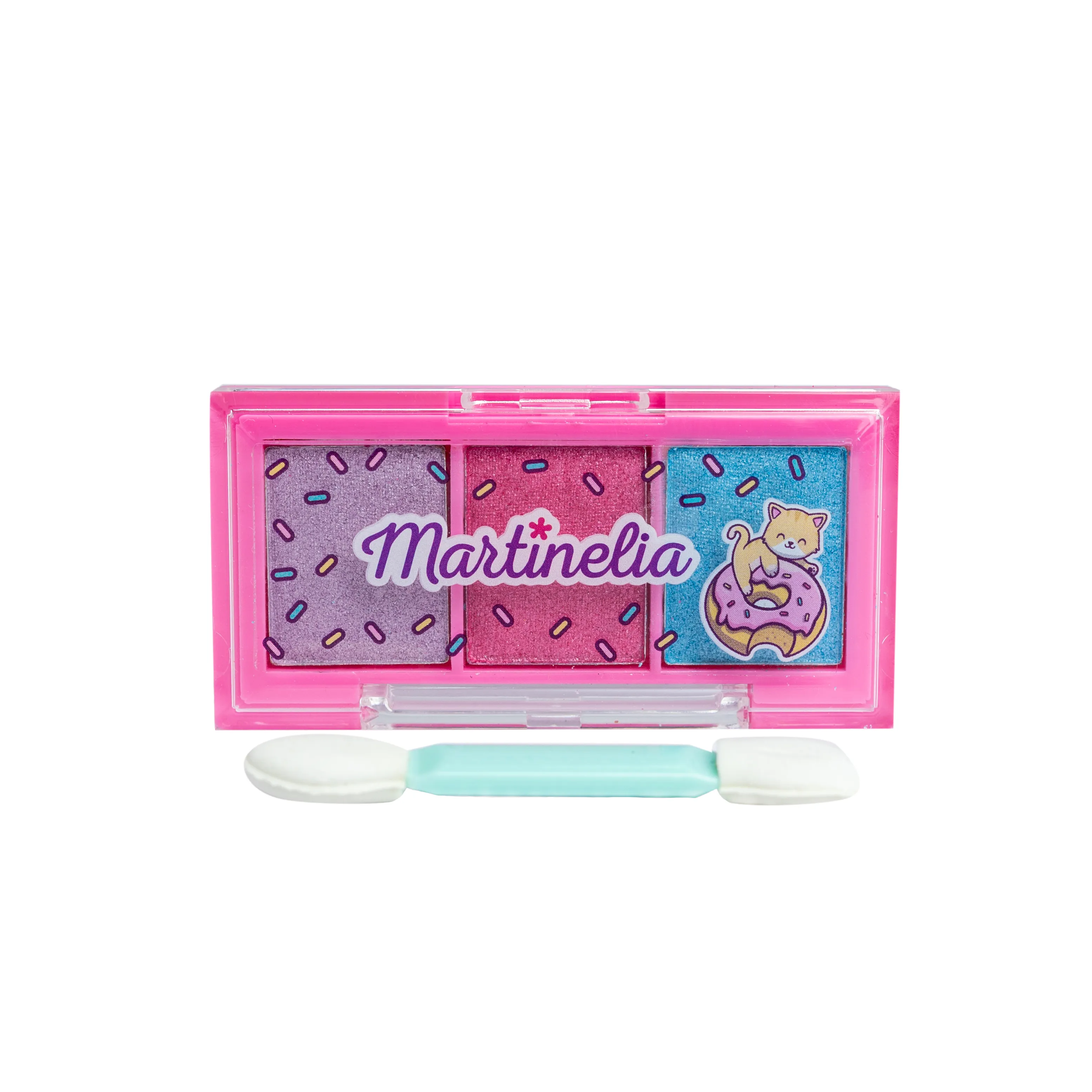 Мини набор теней голубой