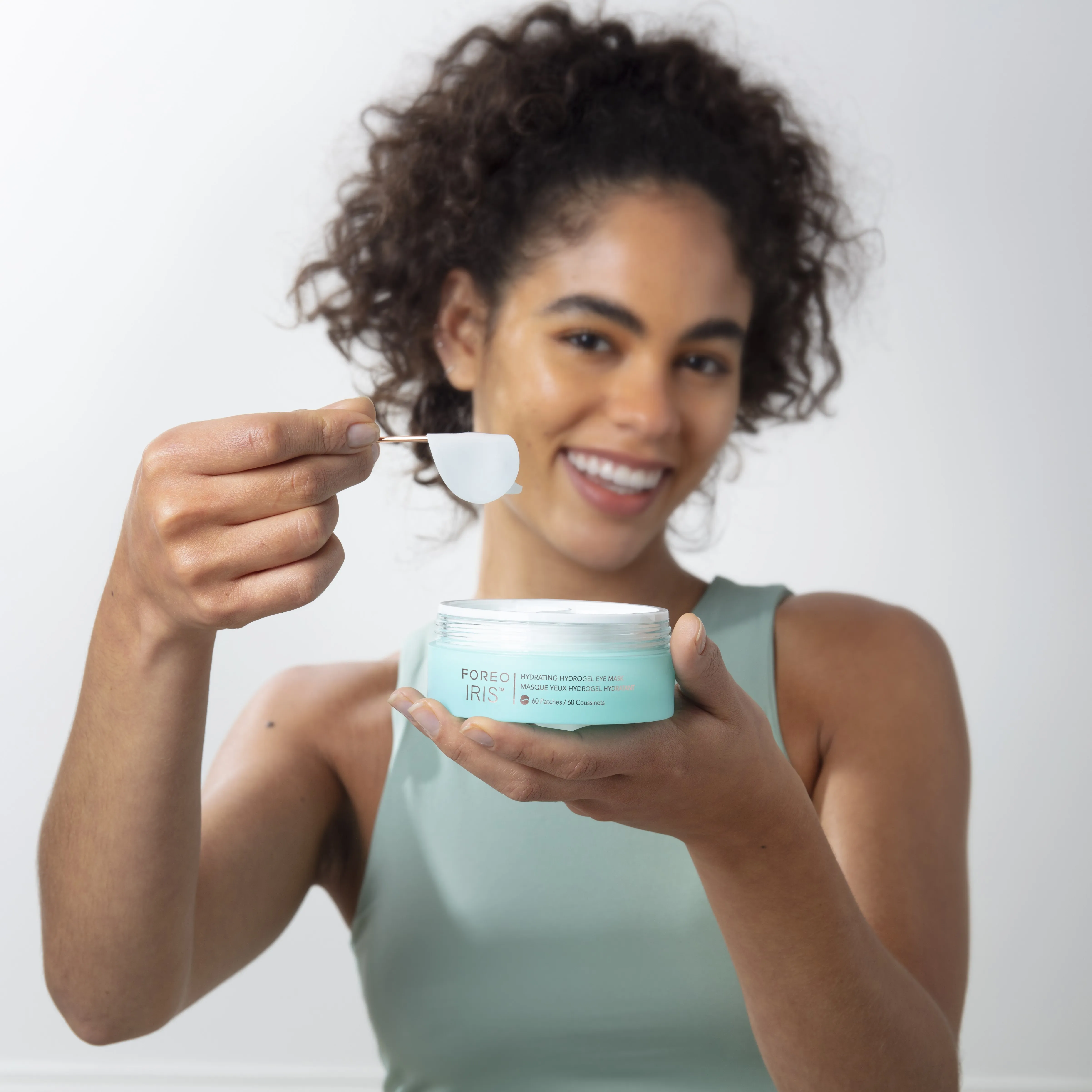 Гидрогелевая маска-патч для кожи вокруг глаз с коллагеном и морским мхом IRIS™