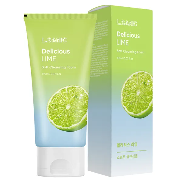 Пенка очищающая для умывания с экстрактом лайма