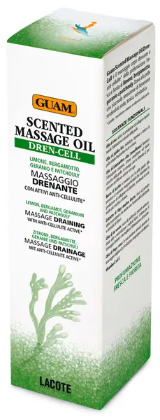 Массажное аромамасло для тела с дренажным эффектом