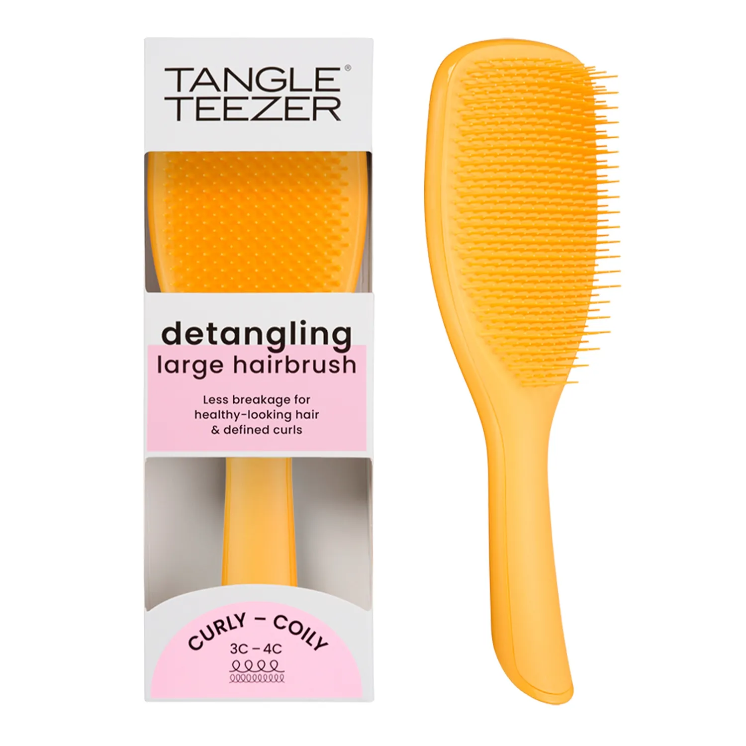 THE LARGE ULTIMATE DETANGLER NATURALLY CURLY DAFFODIL YELLOW Расческа