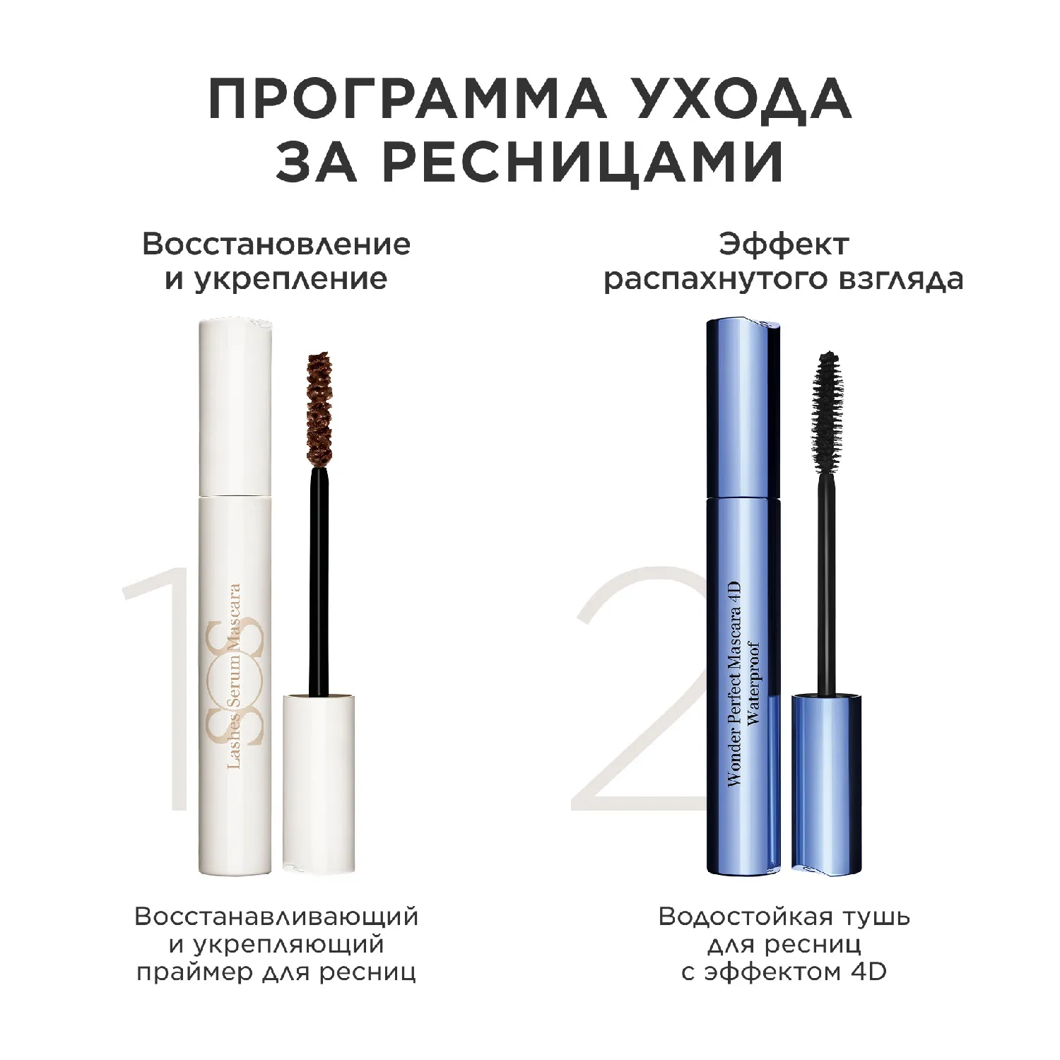 Wonder Perfect Waterproof Водостойкая тушь для ресниц с эффектом 4D