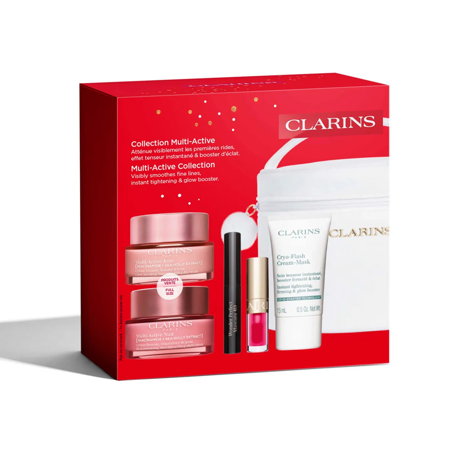 Набор с дневным, ночным кремами от первых морщин Multi-Active и средствами макияжа