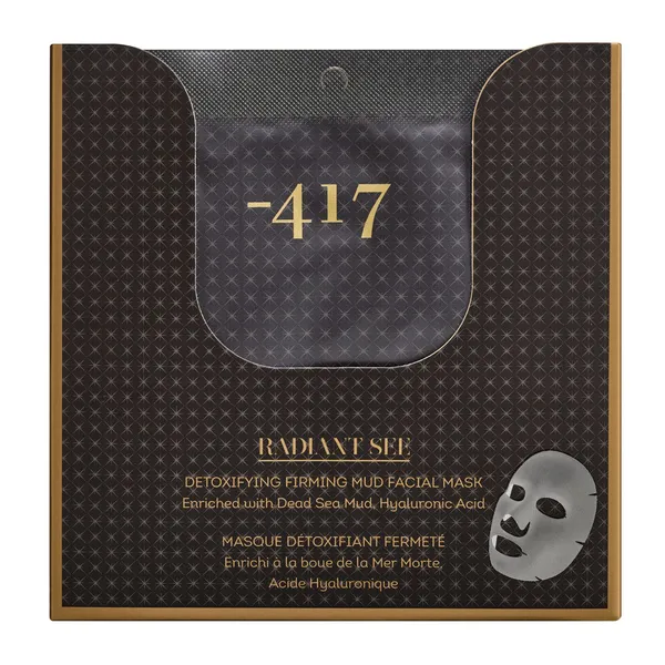 DETOXIFYING FIRMING MUD FACIAL MASK Маска-детокс тканевая для упругости и плотности кожи с грязью Мертвого моря