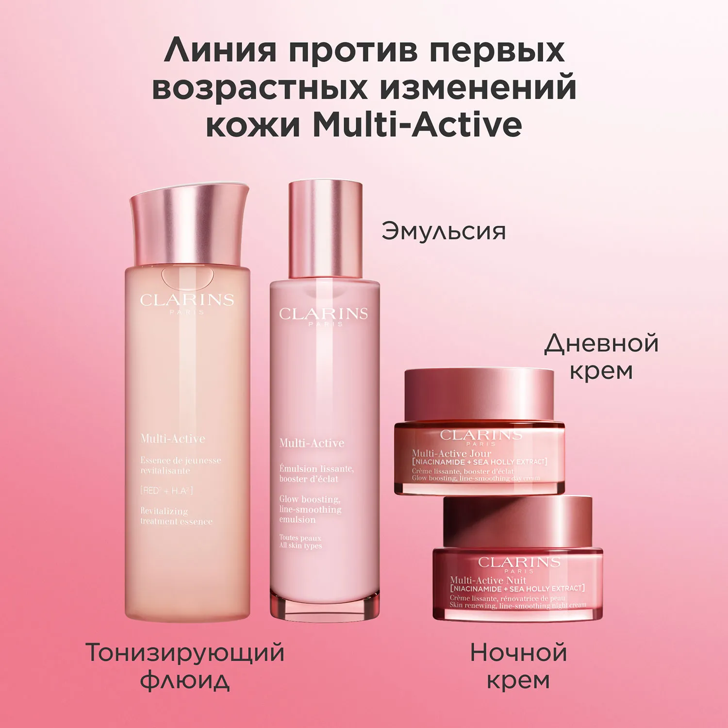 Multi-Active Ночной обновляющий крем для лица против первых возрастных изменений для сухой кожи 