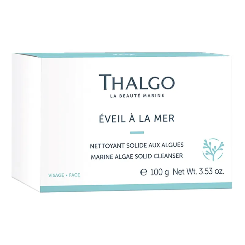 EVEIL A LA MER Marine Algae Solid Cleanser Мыло с микронизированными морскими водорослями для лица и тела