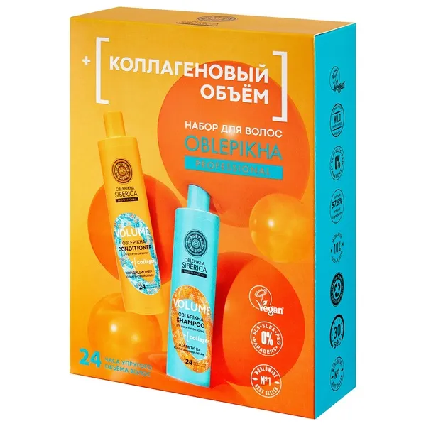 OBLEPIKHA Набор для волос коллагеновый объем