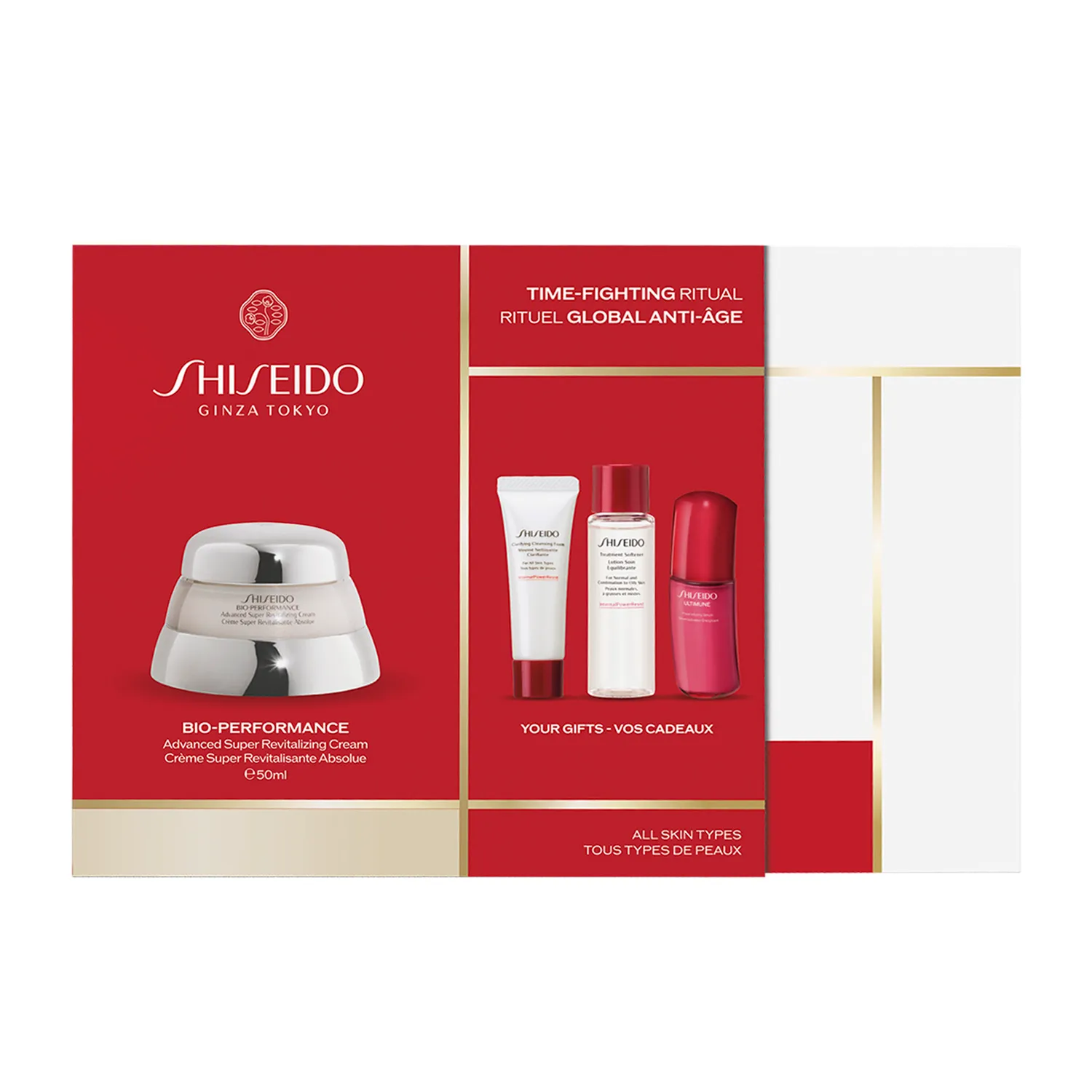 Benefiance Набор с кремом, разглаживающим морщины 