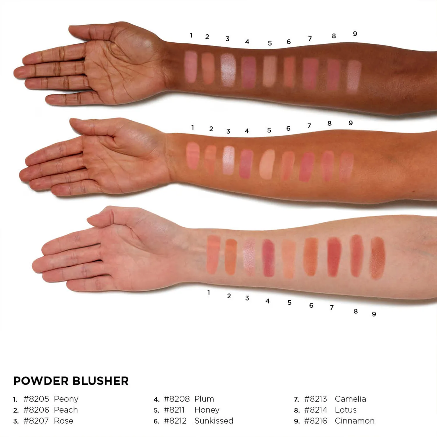 Blush Пудровые румяна