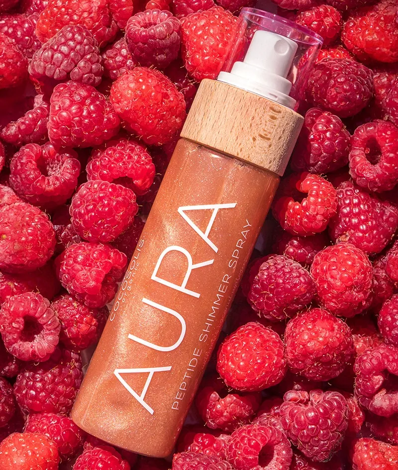 AURA PEPTIDE SHIMMER Мерцающий спрей с пептидами для лица, тела и волос