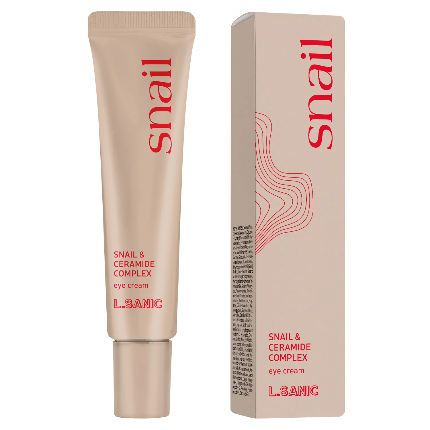 Обновляющий крем вокруг глаз с муцином улитки и комплексом керамидов