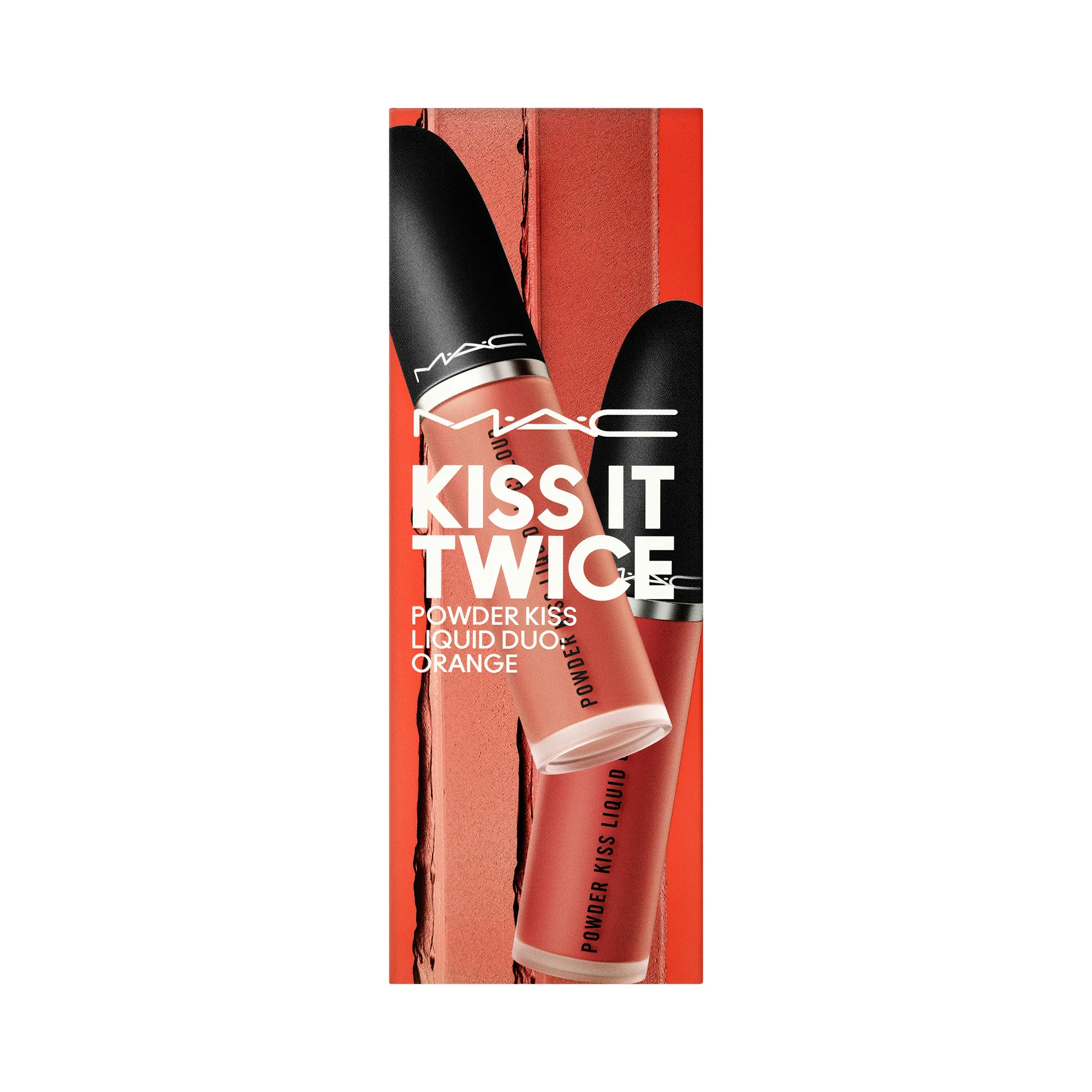 Kiss It Twice Powder Kiss Liquid Duo: Orange Набор для губ