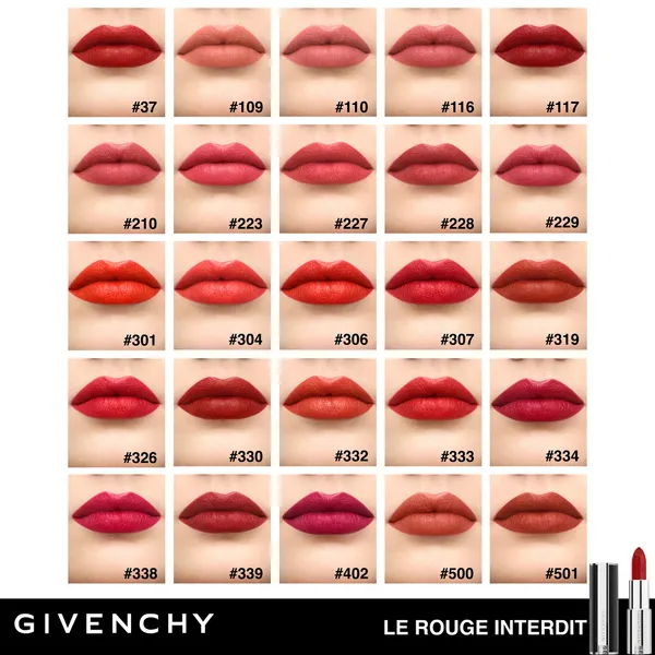 Le Rouge Interdit Intense Silk Сияющая полуматовая губная помада