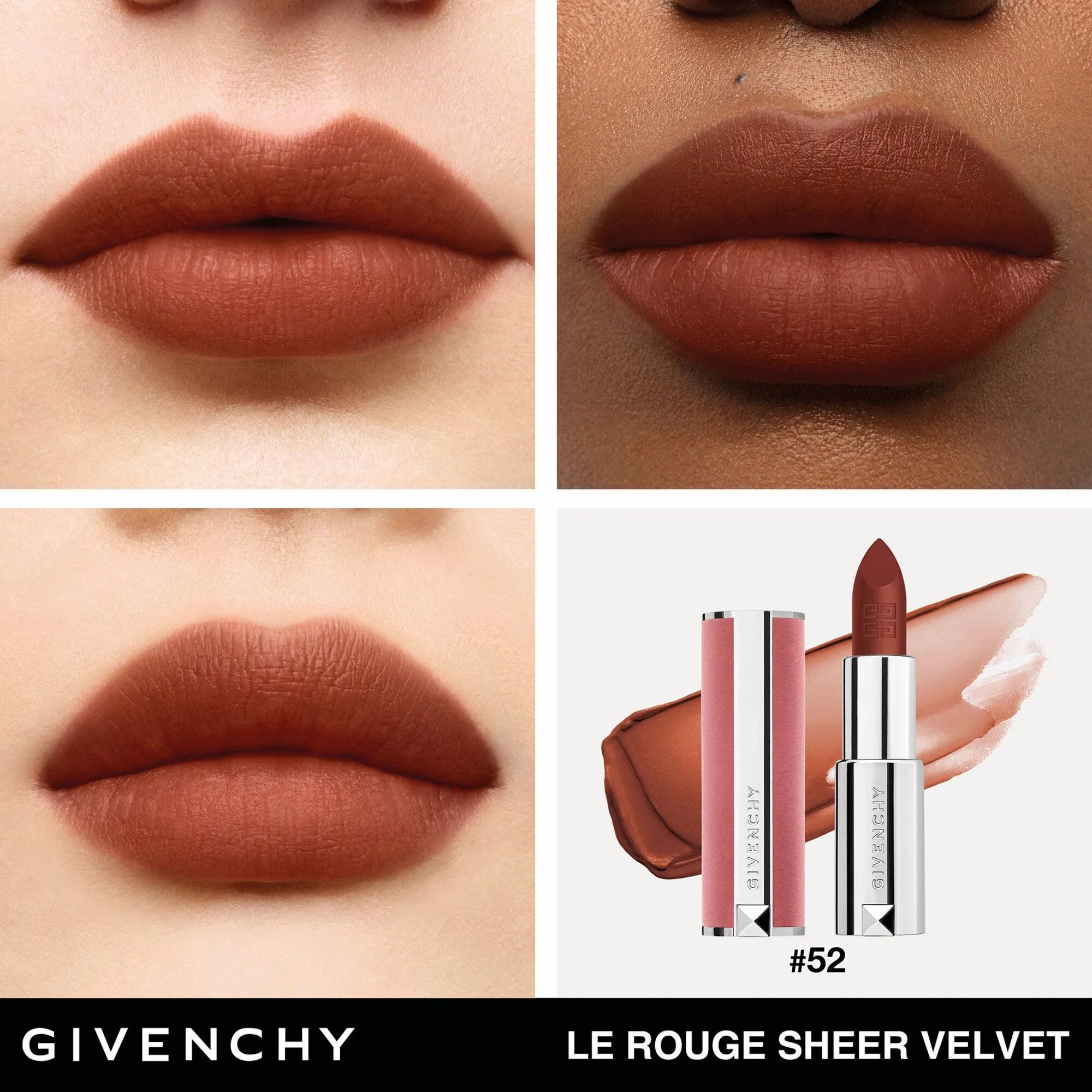 Le Rouge Sheer Velvet Легкая увлажняющая губная помада с мягким матовым финишем