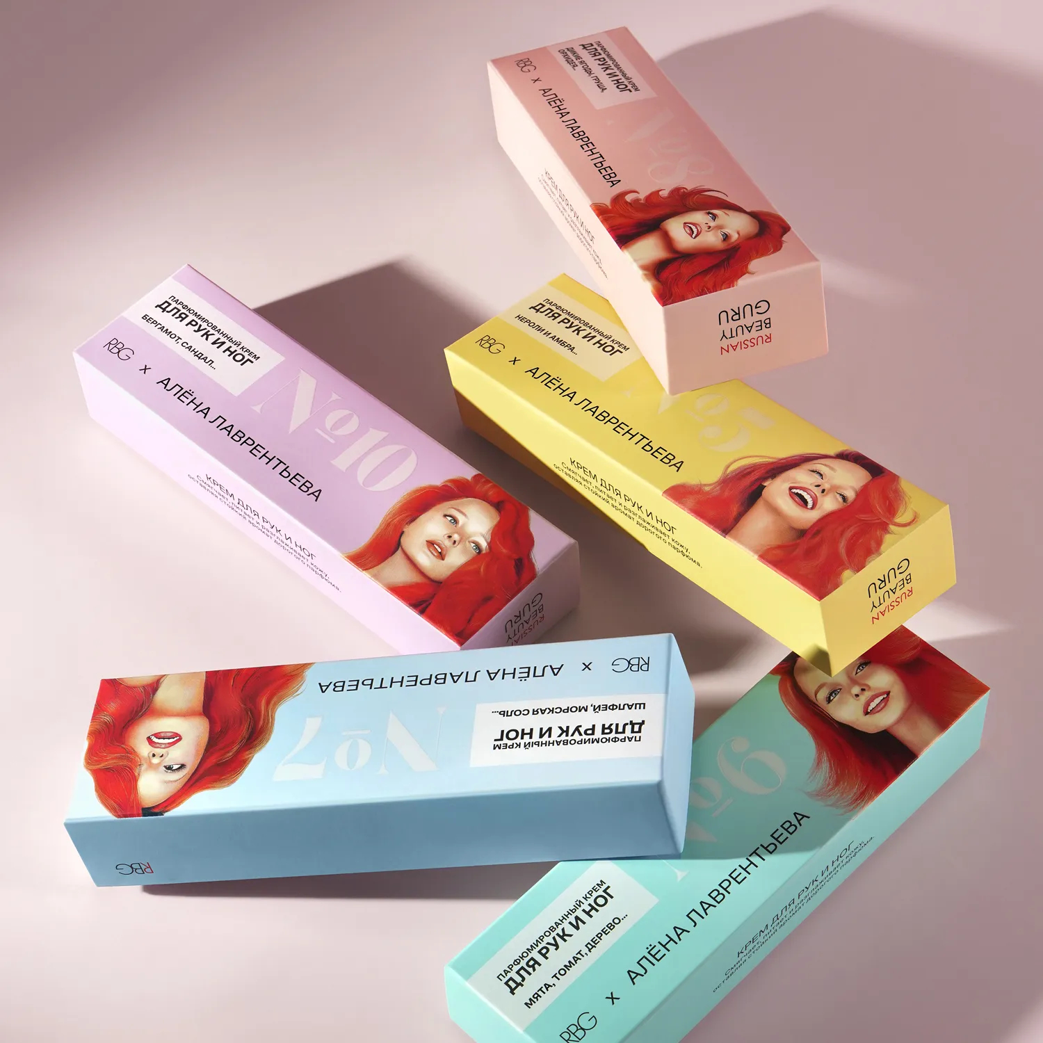 Крем парфюмированный для рук и ног 