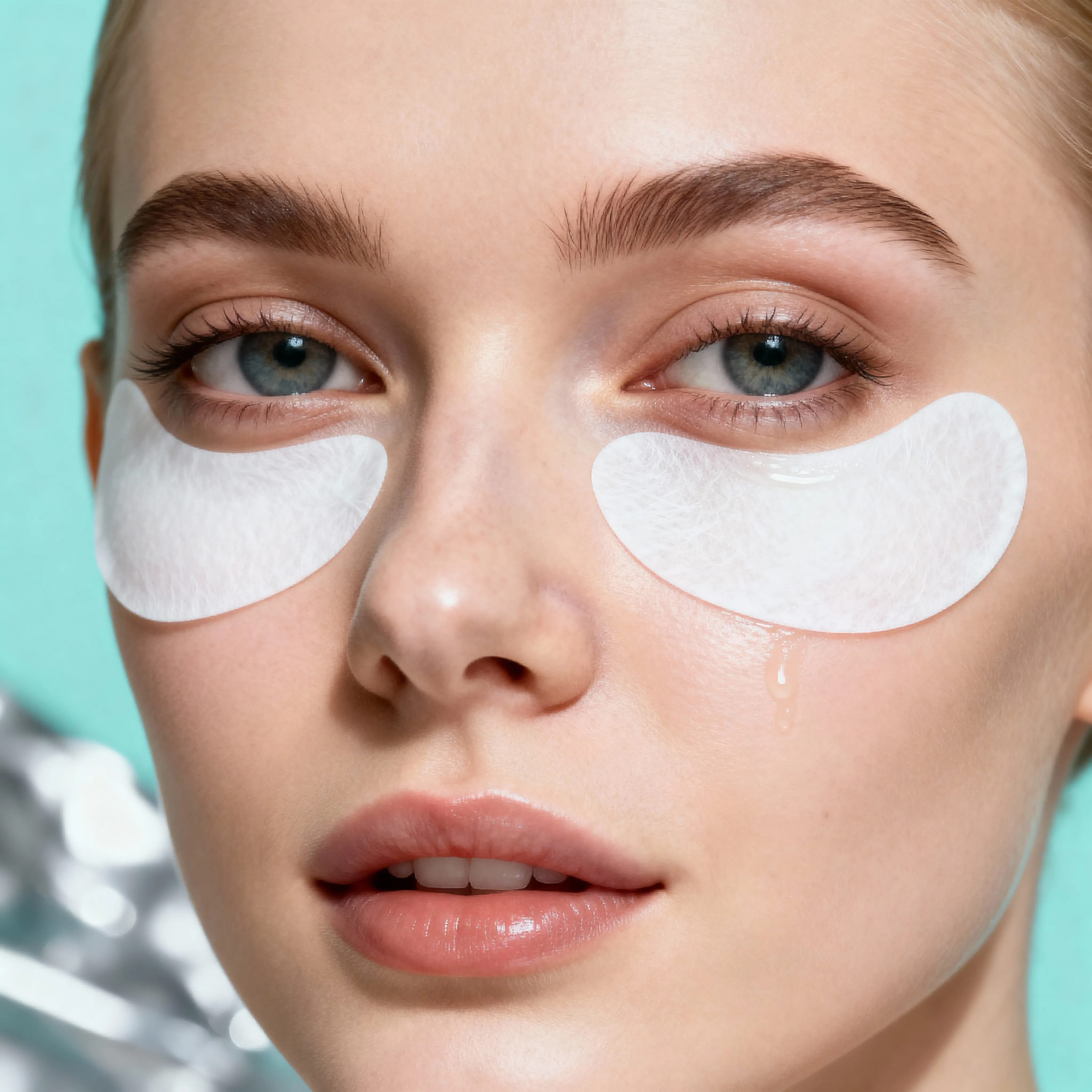 Охлаждающие тканевые маска-патчи для области вокруг глаз