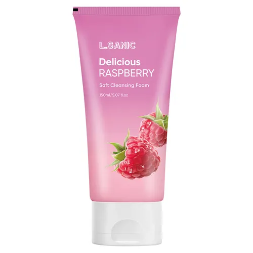 Пенка очищающая для умывания с экстрактом малины