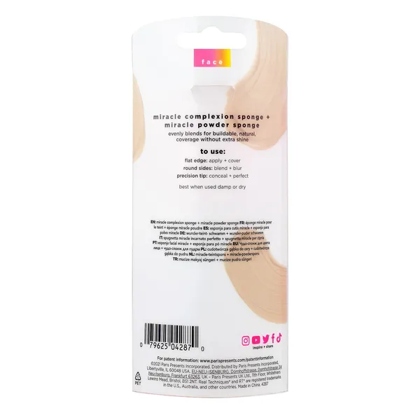 Chroma Miracle Complexion + Miracle Powder Набор спонжей для макияжа