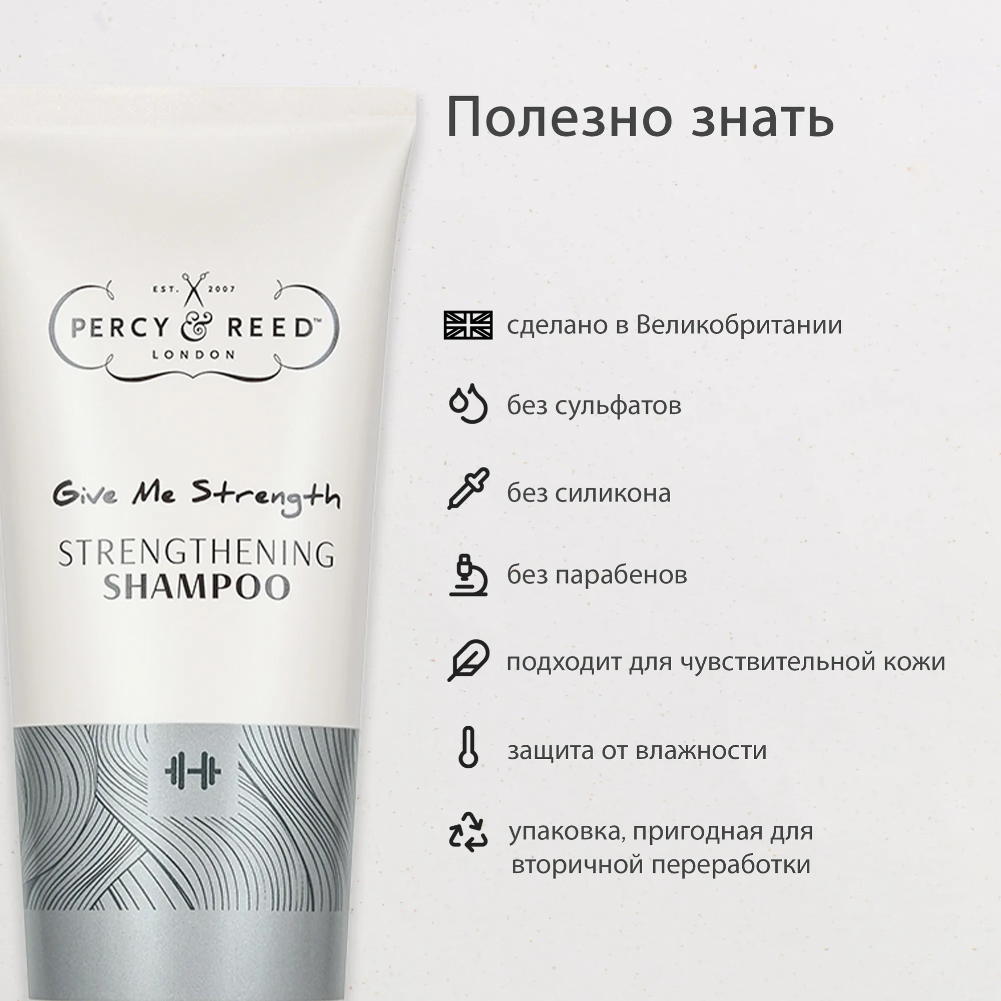 GIVE ME STRENGTH Шампунь укрепляющий Дай мне силу